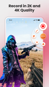 اسکرین شات 2 برنامه 4k Screen Recorder With Audio