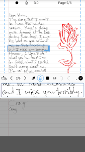 اسکرین شات 3 برنامه INKredible-Handwriting Note