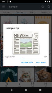 اسکرین شات 6 برنامه ComicScreen - PDF, ComicReader