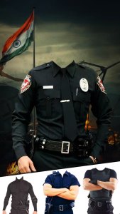 اسکرین شات 4 برنامه Police Photo Editor Suit App