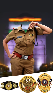 اسکرین شات 5 برنامه Police Photo Editor Suit App