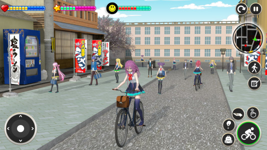 اسکرین شات 1 بازی High School Girl Life Sim 3D