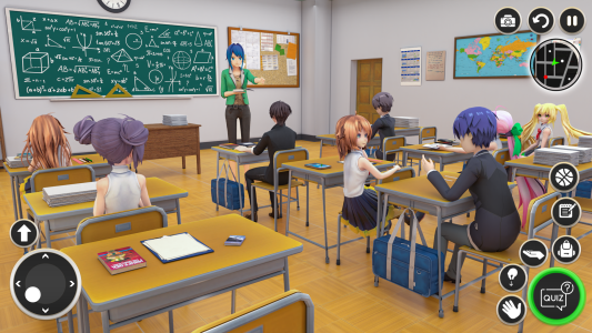 اسکرین شات 3 بازی High School Girl Life Sim 3D