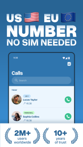 اسکرین شات 1 برنامه Virtual SIM