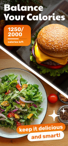 اسکرین شات 1 برنامه AI Calorie Tracker by Eatwise