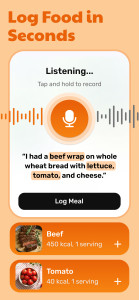 اسکرین شات 2 برنامه AI Calorie Tracker by Eatwise