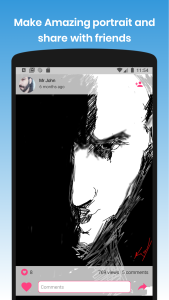 اسکرین شات 4 برنامه Whiteboard: Art Social Network