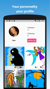 اسکرین شات 2 برنامه Whiteboard: Art Social Network