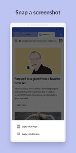 اسکرین شات 6 برنامه Vivaldi Browser Snapshot
