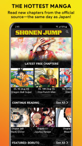اسکرین شات 1 برنامه Shonen Jump Manga & Comics