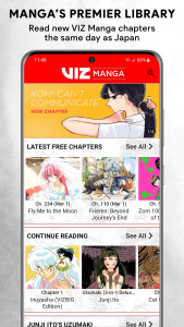 اسکرین شات 1 برنامه VIZ Manga