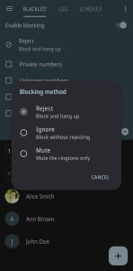 اسکرین شات 3 برنامه Calls Blacklist - Call Blocker
