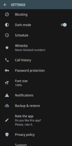 اسکرین شات 6 برنامه Calls Blacklist - Call Blocker