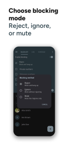 اسکرین شات 2 برنامه Calls Blacklist - Call Blocker