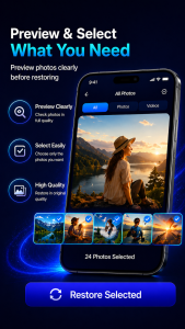 اسکرین شات 6 برنامه Deleted Photo Recovery App