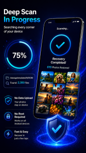 اسکرین شات 5 برنامه Deleted Photo Recovery App