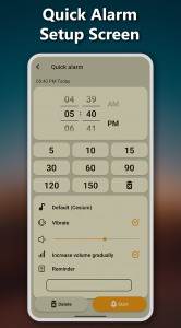 اسکرین شات 3 برنامه Alarm clock