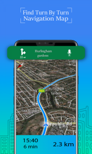 اسکرین شات 5 برنامه Voice GPS Driving Route & Maps