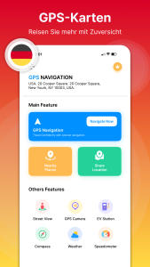 اسکرین شات 1 برنامه GPS Maps Navigation GPS Camera