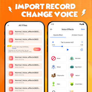 اسکرین شات 5 برنامه Voice Changer & Sound Effects