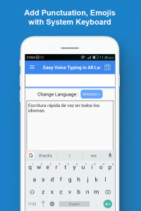 اسکرین شات 5 برنامه Voice Typing Keyboard Easy App
