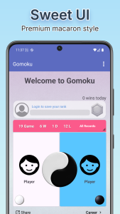 اسکرین شات 7 بازی Gomoku - 2 player Tic Tac Toe