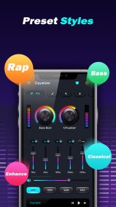 اسکرین شات 2 برنامه Bass Volume Booster-Equalizer