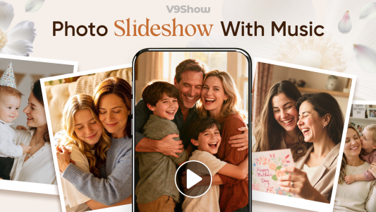 اسکرین شات 1 برنامه Photo Video Maker With Music