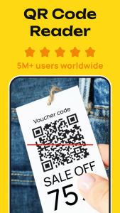 اسکرین شات 1 برنامه QR Code Scanner Barcode Reader