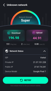 اسکرین شات 4 برنامه Speed Test 5G, Wifi - SpeedZen