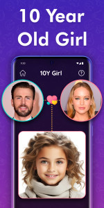 اسکرین شات 4 برنامه Baby Generator App: Baby Face