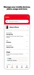 اسکرین شات 4 برنامه My Verizon
