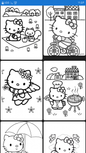 اسکرین شات 2 بازی بازی رنگ آمیزی کیتی