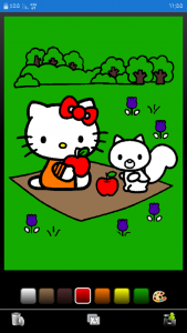 اسکرین شات 1 بازی بازی رنگ آمیزی کیتی