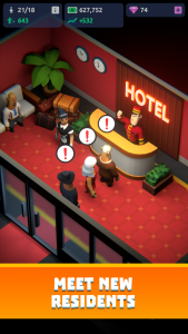 اسکرین شات 3 بازی Idle Hotel Tycoon Empire