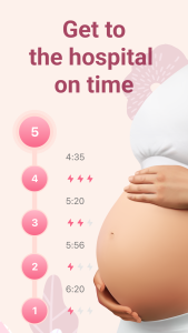 اسکرین شات 4 برنامه Contraction Timer & Counter