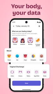 اسکرین شات 4 برنامه Clover: Period & Cycle Tracker