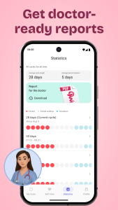 اسکرین شات 5 برنامه Clover: Period & Cycle Tracker