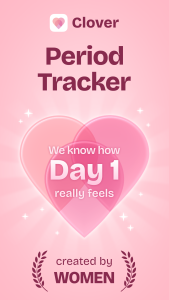 اسکرین شات 1 برنامه Clover: Period & Cycle Tracker