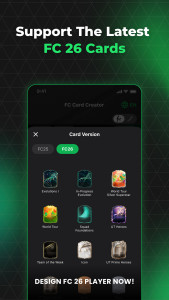 اسکرین شات 4 برنامه FUT 26 Card Creator