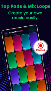 اسکرین شات 5 برنامه Electro Drum Pads: Beat Maker