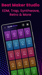 اسکرین شات 3 برنامه Electro Drum Pads: Beat Maker