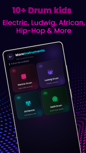 اسکرین شات 2 برنامه Electro Drum Pads: Beat Maker