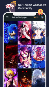 اسکرین شات 3 برنامه Anime Wallpaper 4k 2024