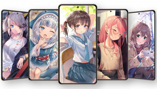 اسکرین شات 2 برنامه Anime Girl Wallpaper