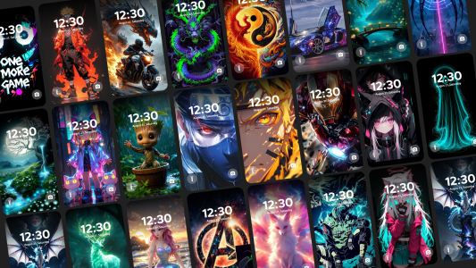 اسکرین شات 1 برنامه Live Wallpaper - Wallpapers 4K
