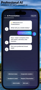 اسکرین شات 3 برنامه Gamma PPT AI : Slide Go PPT AI