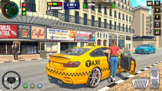 اسکرین شات 1 بازی City Taxi Car Driving Game