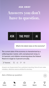اسکرین شات 4 برنامه Washington Post: Live News
