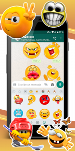 اسکرین شات 5 برنامه WASticker animated emojis